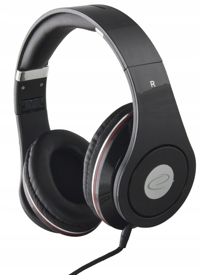 

składane słuchawki stereo długi kabel 5m regulacja