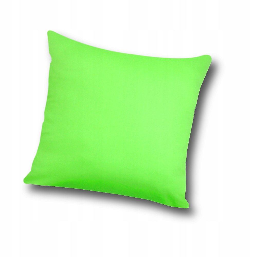 Poszewka z Satyny Bawełnianej 40x40 Limonka