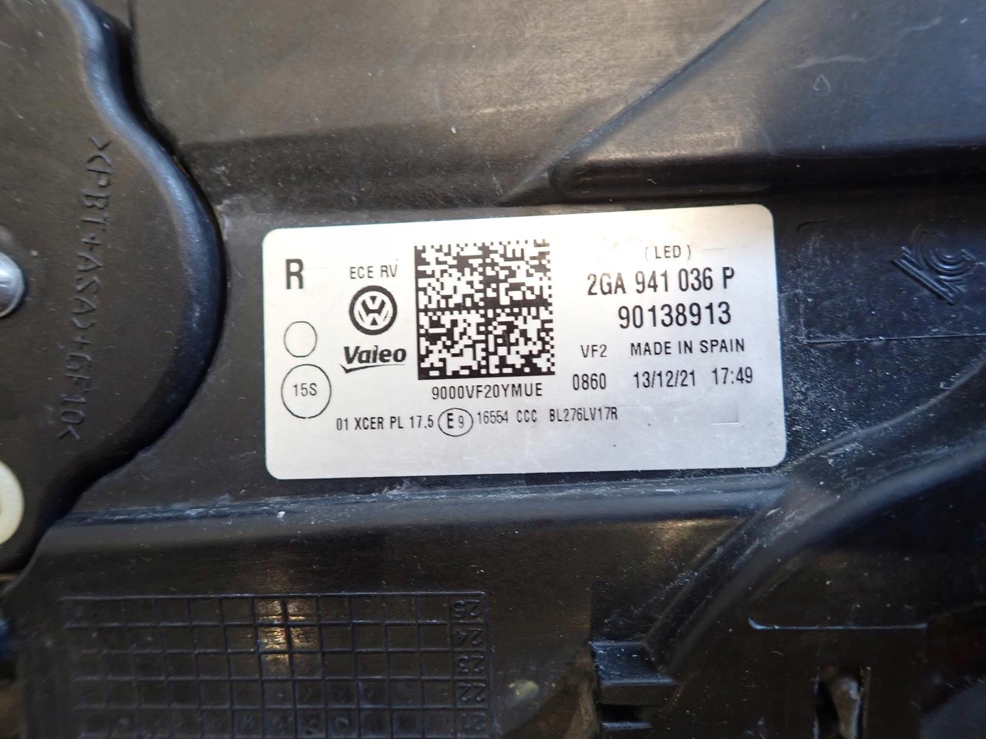 light front front right VW T-ROC 2017- FULL LED 2GA941036P