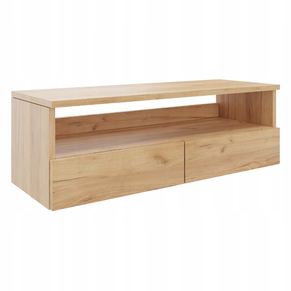 Skříňka, stolek, závěsná Rtv komoda, click-on, dub craft, šířka 90 cm