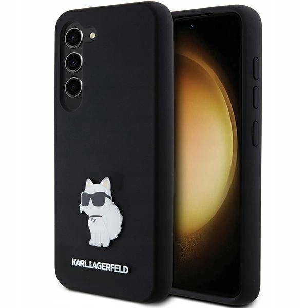 Pouzdro Karl Lagerfeld Silicone Choupette pro Samsung Galaxy S24 černé