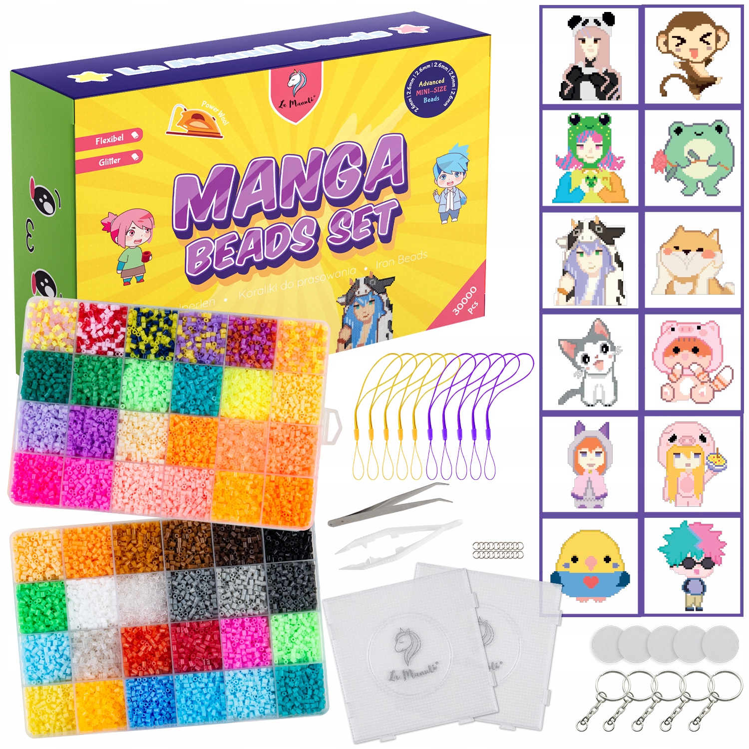 

Koraliki do prasowania 30000 Zestaw Manga