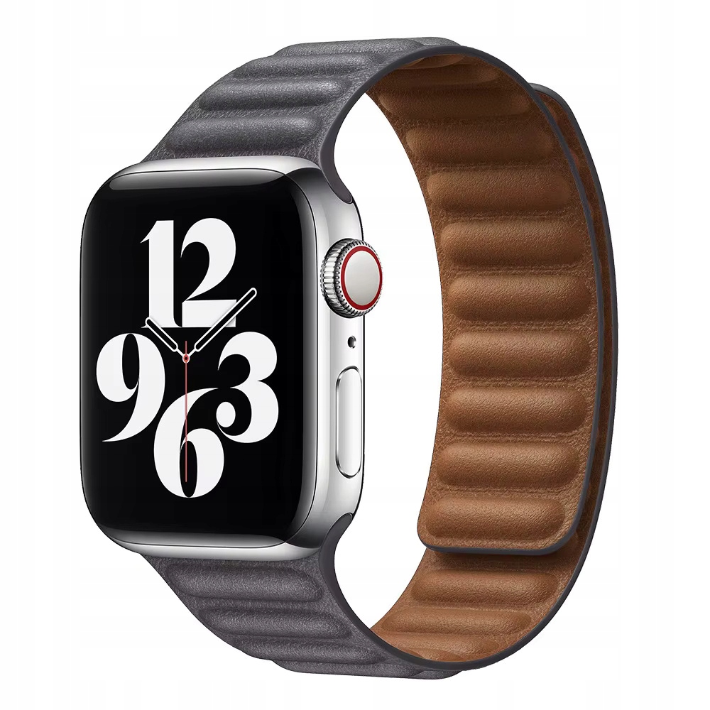 Magnetický pásek Apple Watch 1/2/3/4/5/6/7/8/9/10/SE Šedý 38/40mm Premium