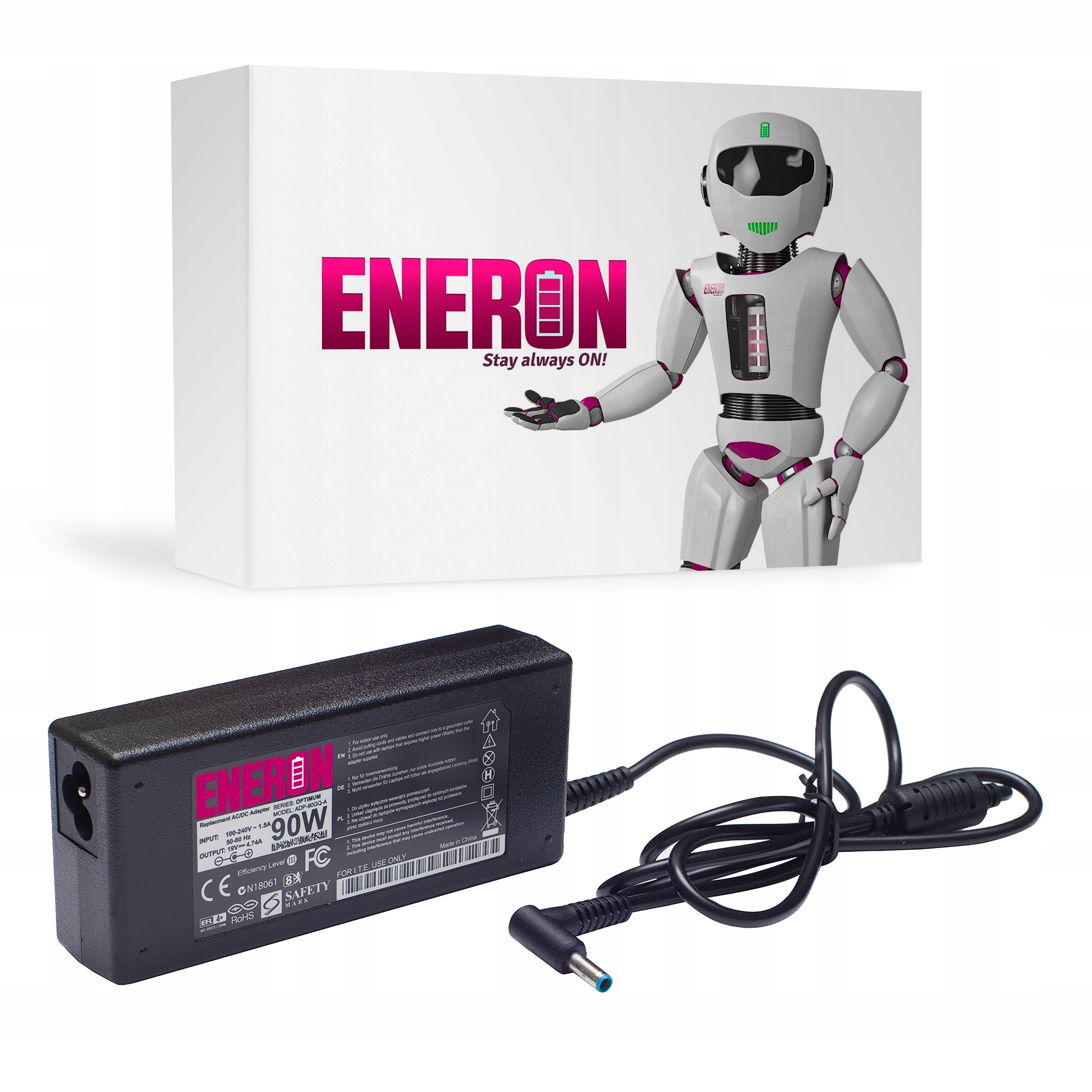 

Zasilacz ładowarka do Hp 19,5V/4,62A 90W 4.5x3.0mm