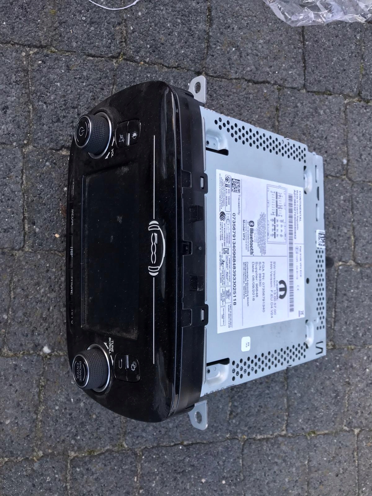 FIAT 500 RADIO Navigation 312E