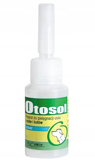 

Otosol 25 ml płyn do czyszczenia uszu psy/koty