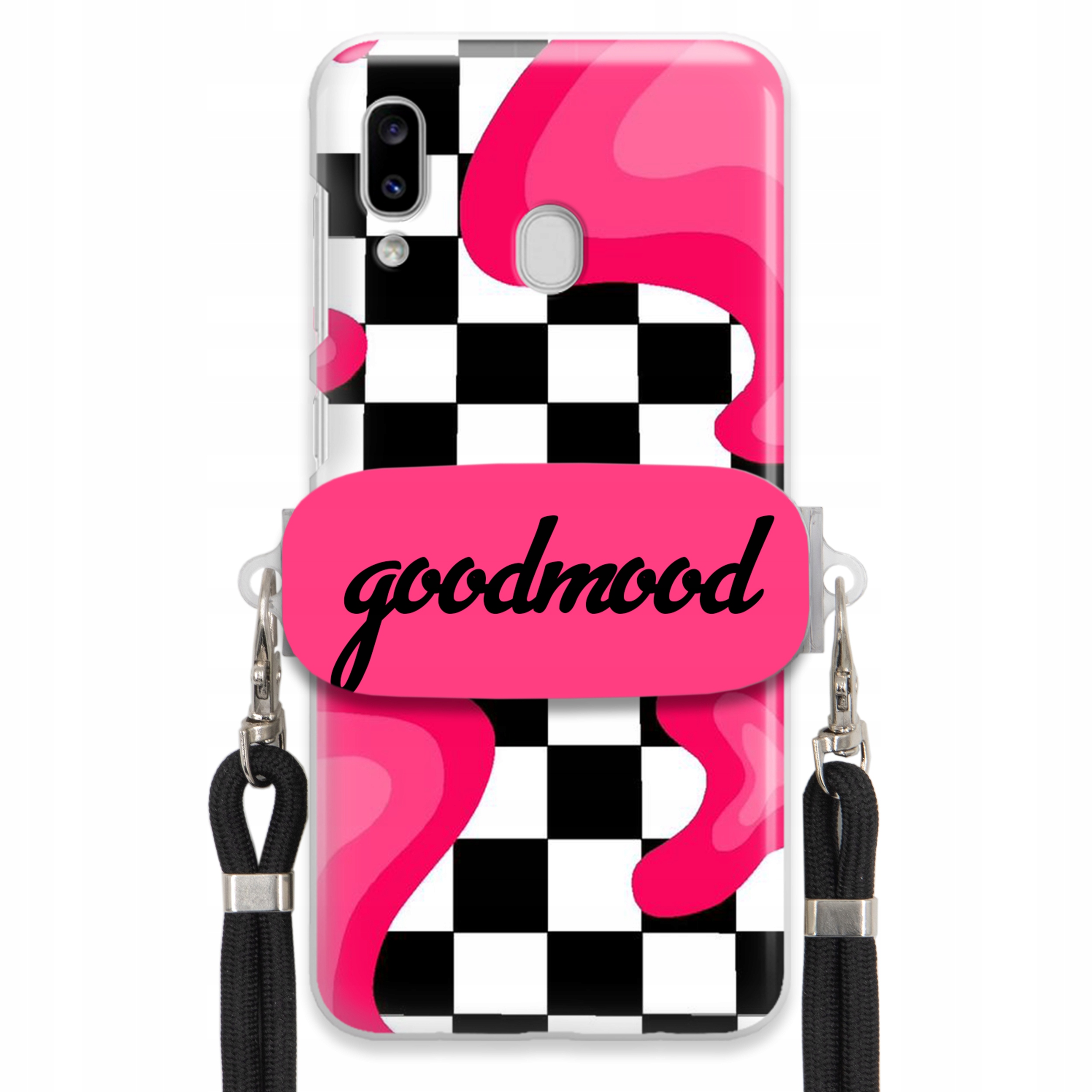 Pouzdro Pro Samsung A20e Set Case Držák Na Smyčku Černý Pro Teenagery Splash