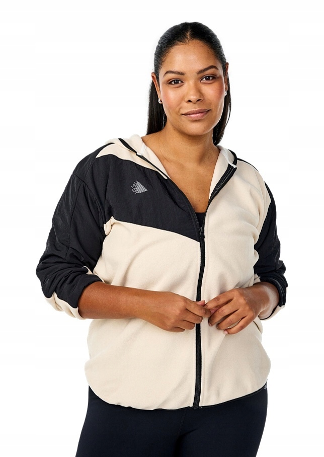 Zizzi Krémová Sportovní Fleecová Bunda 251A 52