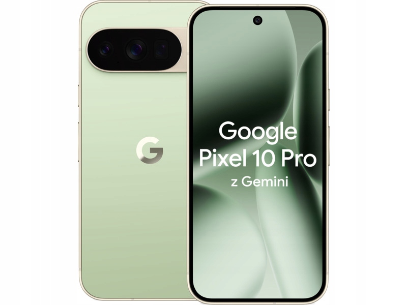 Smartfon Google Pixel 10 Pro 5G 16/256GB 6.3" 120Hz Jadeitowy
