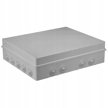 Pawbol S-box 806 Hermetická Krabica 460x380x120 IP65 s káblovými priechodkami, sivá