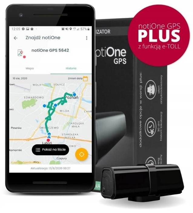 ЛОКАТОР NOTIONE GPS PLUS E-TOLL ВЕСЬ ЕС SIM