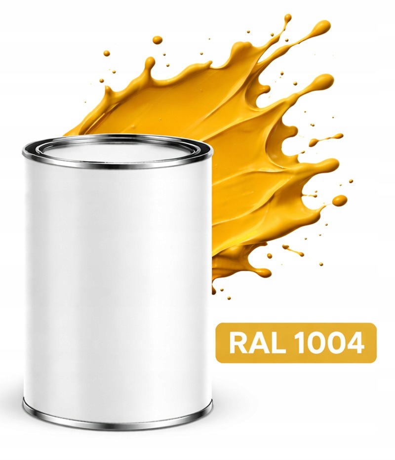 Ral 1004 Alkydový Smalt Lesklý Barva na Kov Ocel 1L