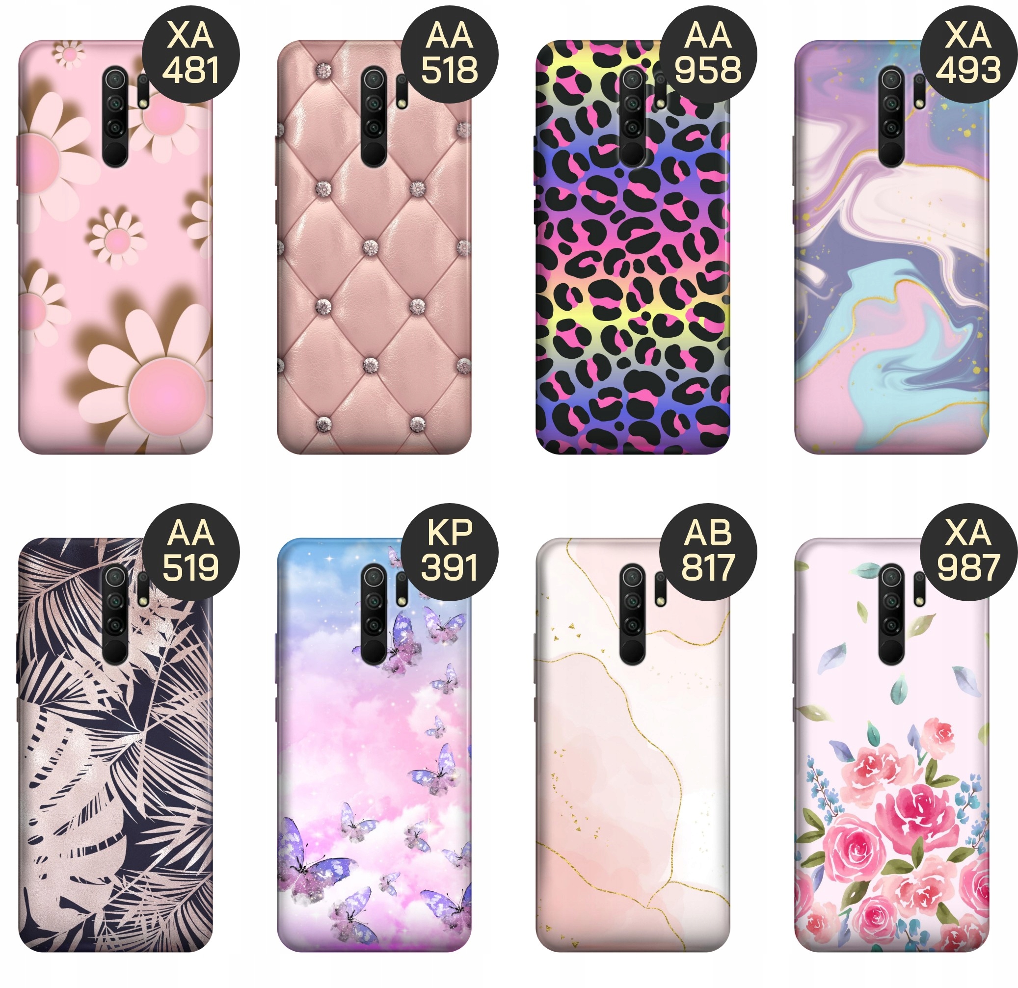 ETUI DO XIAOMI REDMI 9 WZORY DLA DZIEWCZYN DZIEWCZĘCE GIRLS OBUDOWA CASE Kod producenta HC-CASE0069-1128237 ZE WZOREM
