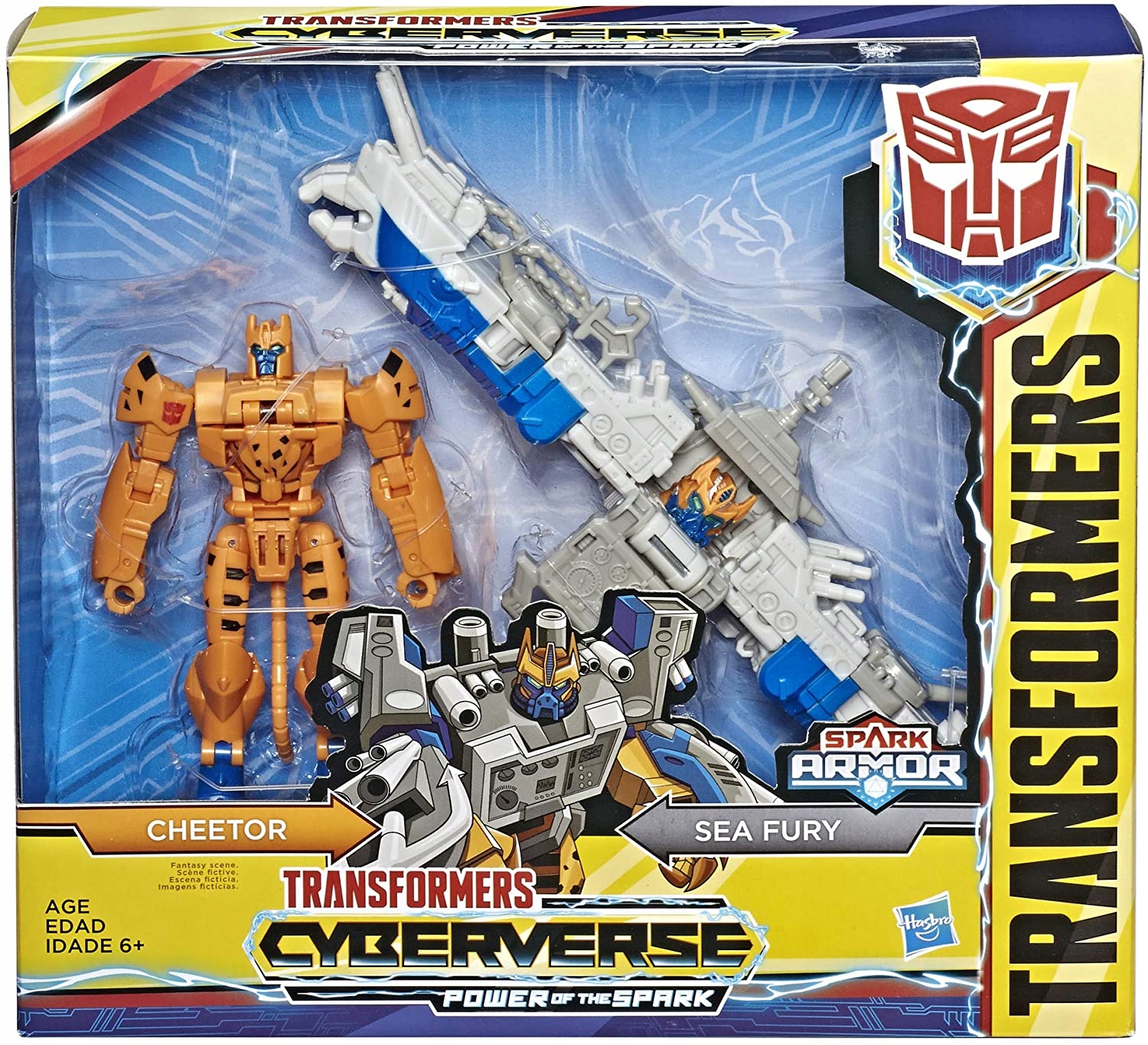 FIGURKA TRANSFORMERS CHEETOR & SEA FURY HASBRO