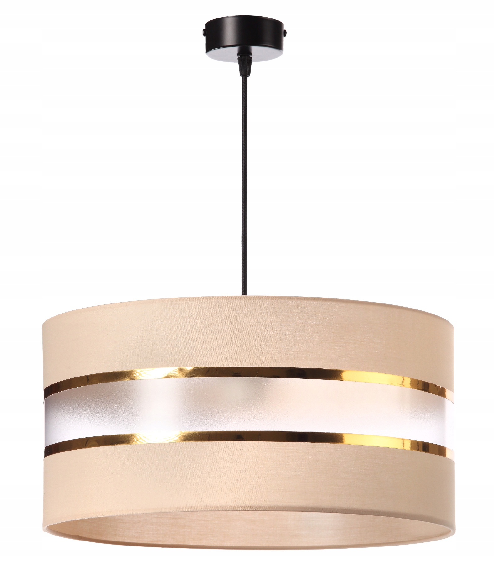 Závěsná stropní lampa Elegantní Abažur Mat 40 cm E27 Led