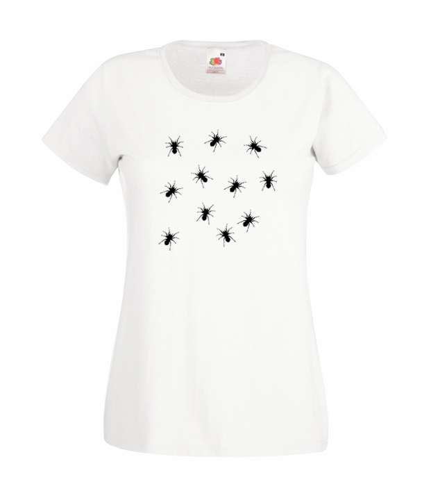 

L Koszulka Damska Pająki Pajęczaki Spider Wzory