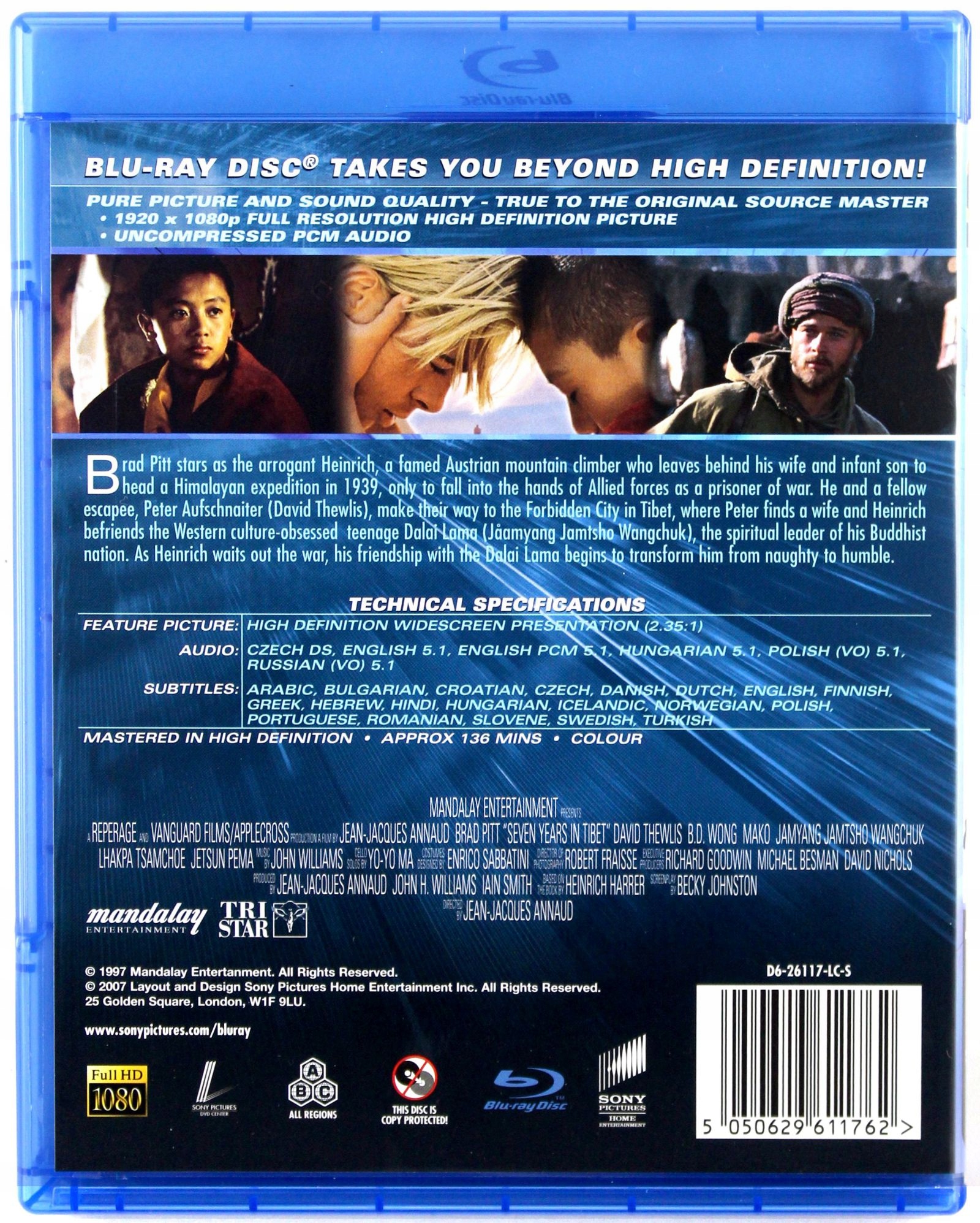 SIEDEM LAT W TYBECIE [BLU-RAY] Stan opakowania oryginalne