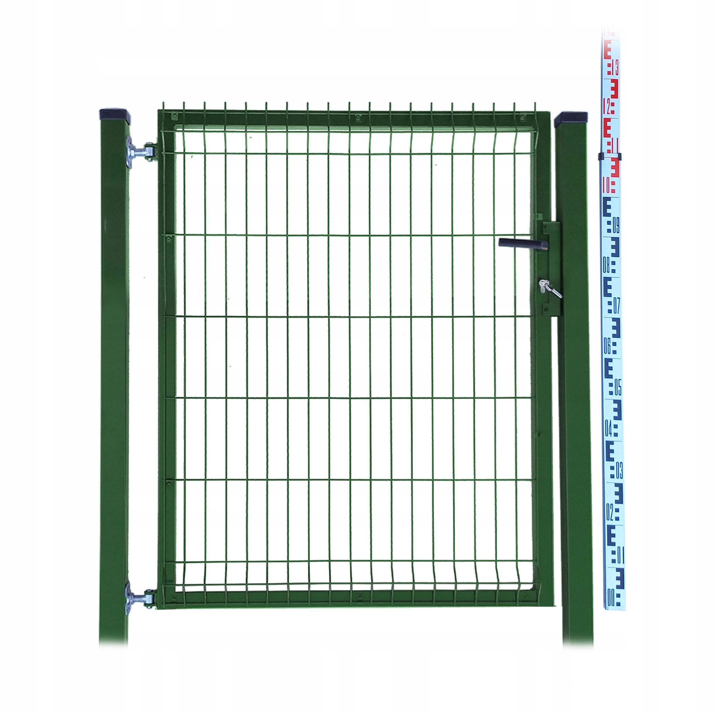 Branka 120 cm zelená Panelová dva Sloupky RAL6005 plotová 123 cm