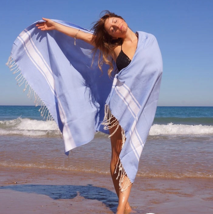 RĘCZNIK KĄPIELOWY PLAŻOWY CHUSTA FOUTA PAREO GLAM Marka Inna marka