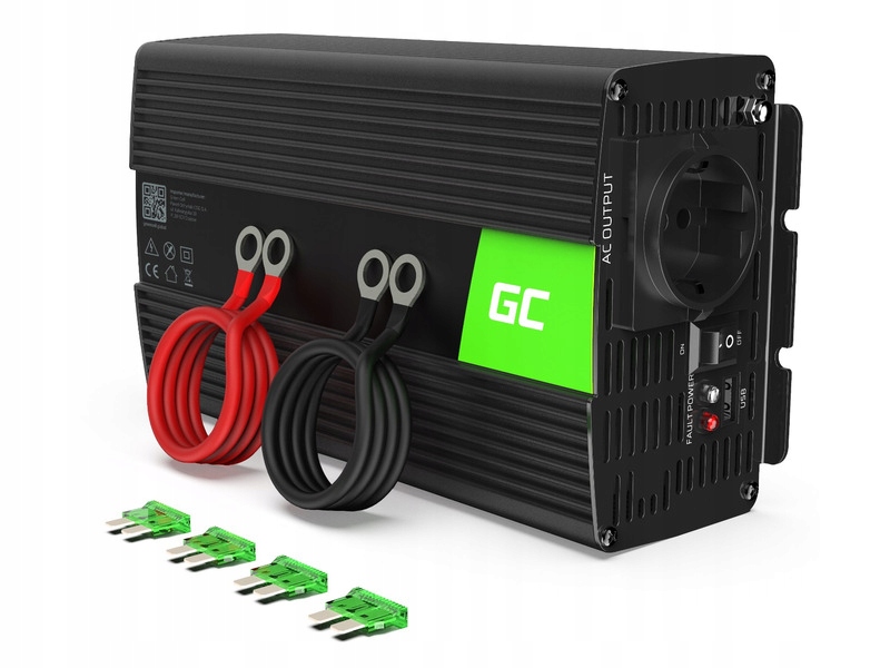 Przetwornica Green Cell 24V Na 230V 1000W 2000W Modyfikowany Sinus