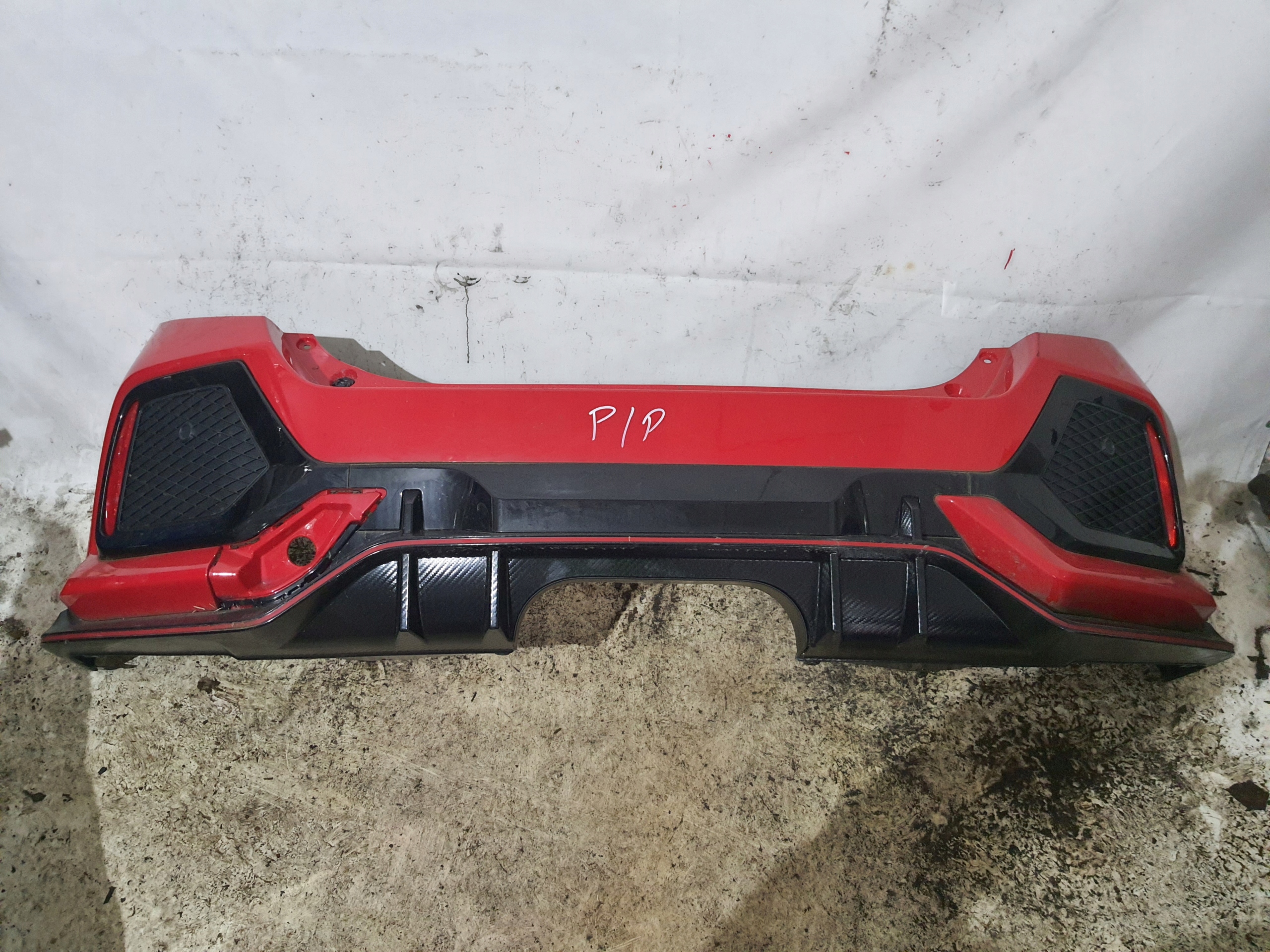 HONDA CIVIC X TYPE R 17-21 bumper rear part R513