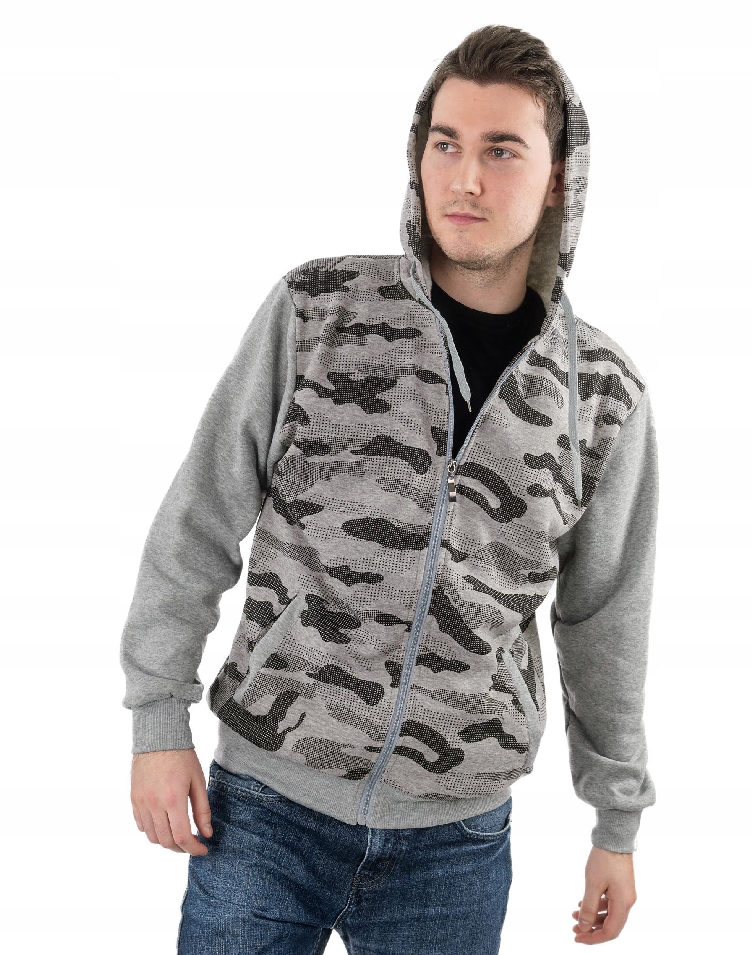 

Bluza Męska Moro Rozsuwana z Kapturem 2320-02 r M