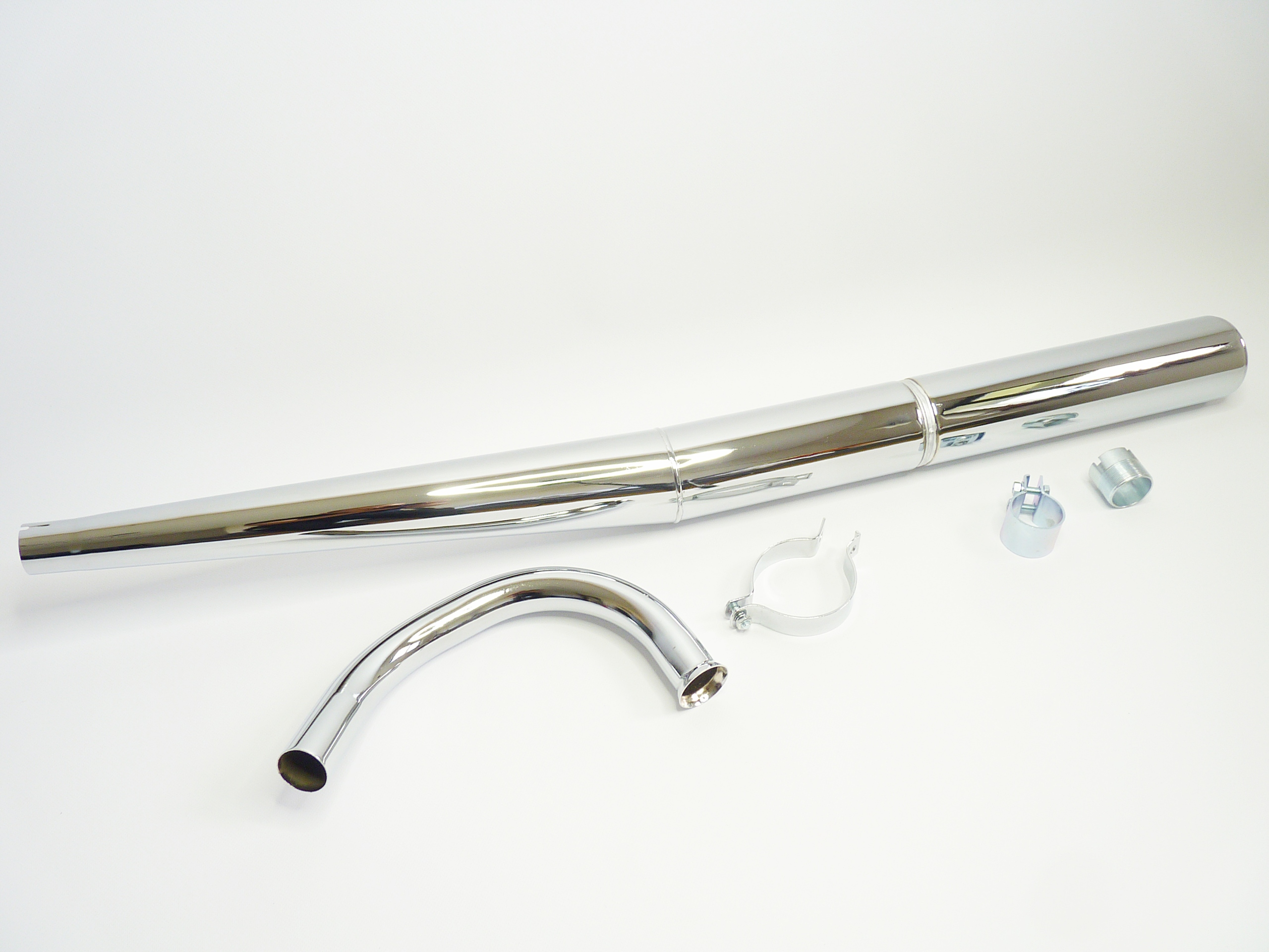 Tłumik Kolanko kpl MZ ETZ 250 Kopia Oryginału DDR Producent Duells