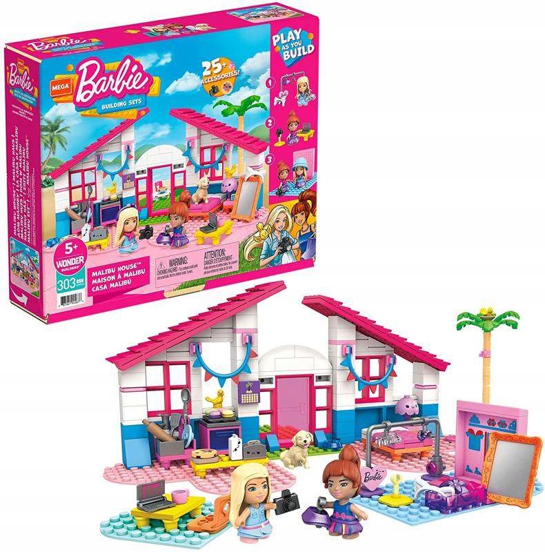 

Klocki Barbie Dom w Malibu 303 el. Mattel GWR34