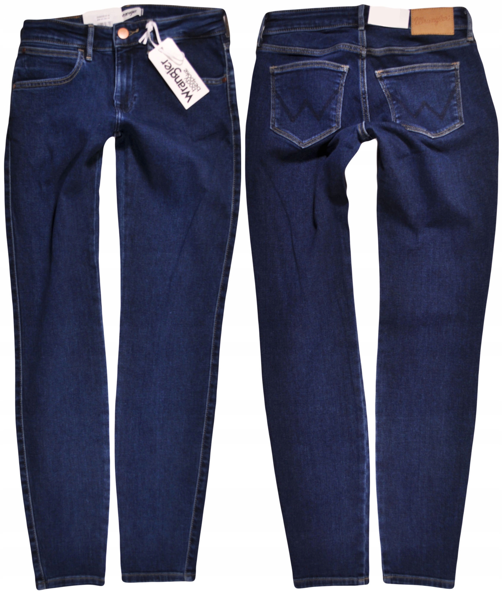 Wrangler kalhoty Regular navy jeans Skinny W25 L30