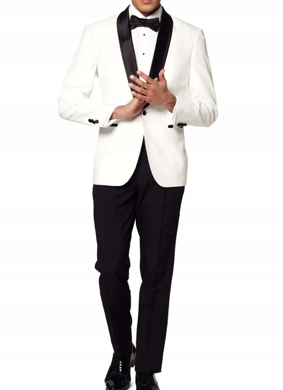 Oblek Opposuits Jet Set Pearly White OTUX-0001 R52