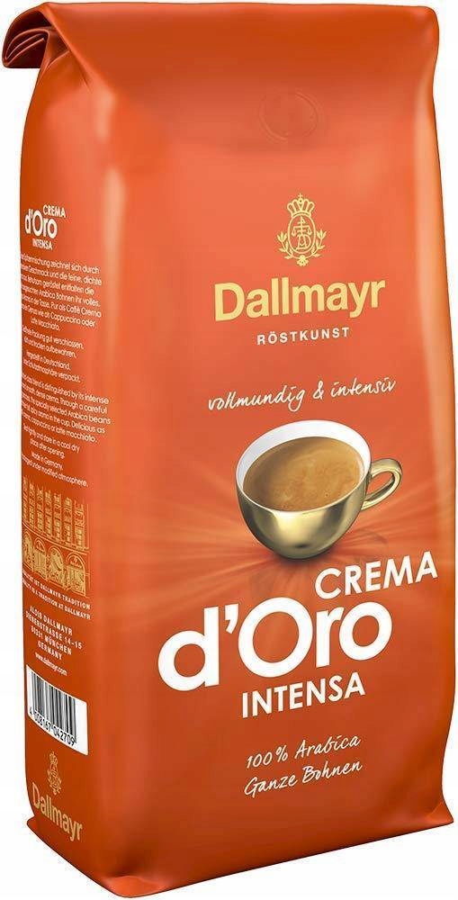 Levně Dallmayr Crema d'Oro intensa Káva Zrnková 1 kg