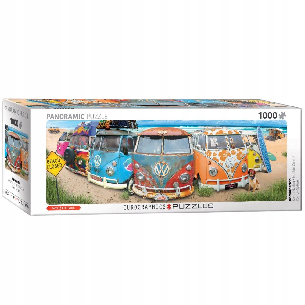 

Puzzle 1000 Panoramic Vw Bus Kombination 6010-54..