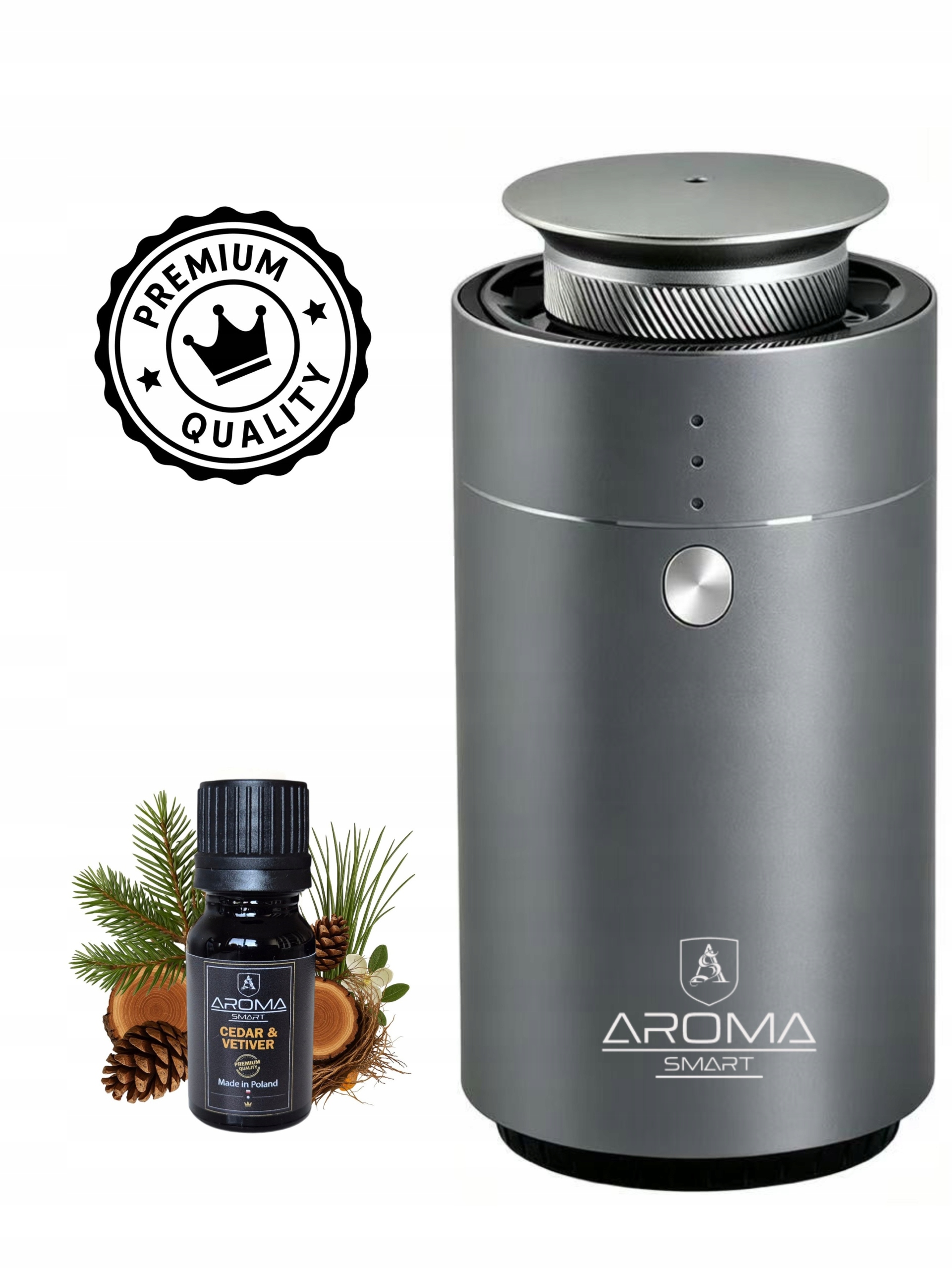 Aromatizér do auta Handy do domácnosti, auta Vonný olej Cedar & Vetiver