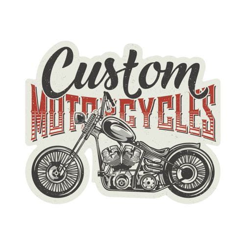 

Custom Motorcycles naklejka