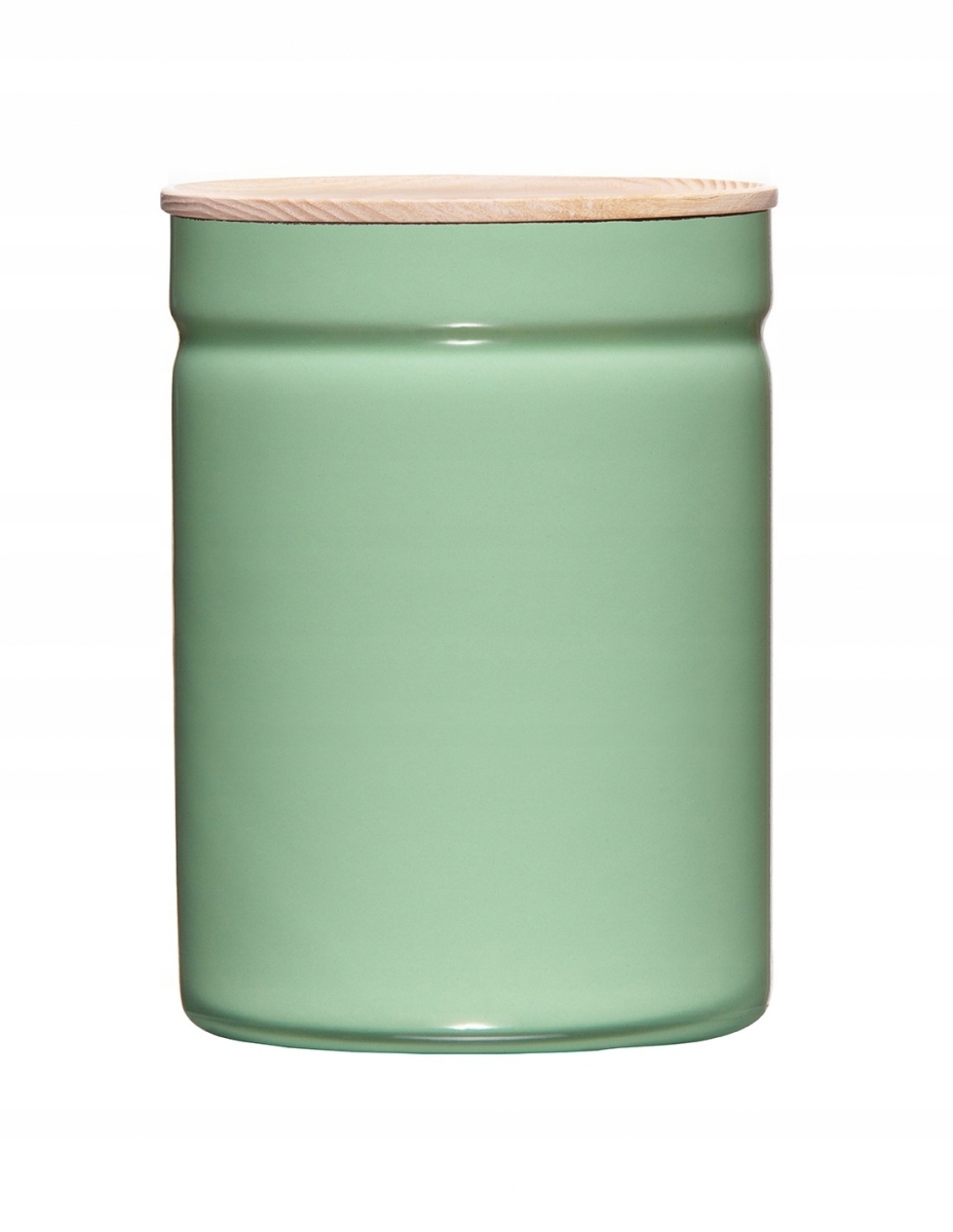 Kuchynská Nádoba Riess 2.2 L kovová na sypké výrobky zelená