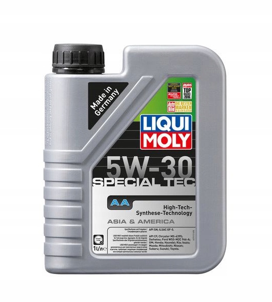 Olej Liqui Moly Special Tec Aa 5W30 Benzyna Ford Gm Fiat Amerykańskie 1L