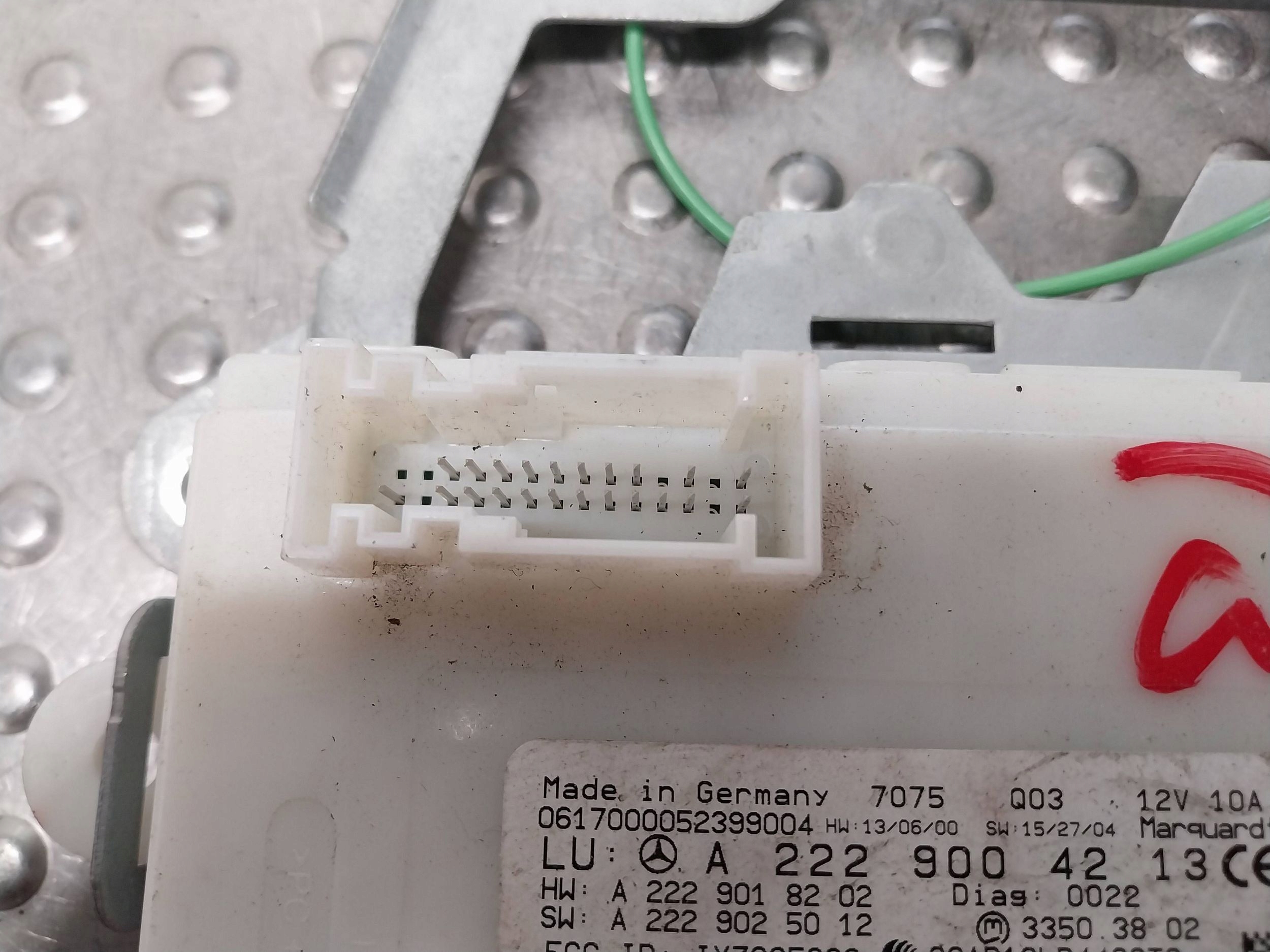 module control unit KEYLESS A2229004213 MERCEDES C-KLASA W205 GLC X253 W222