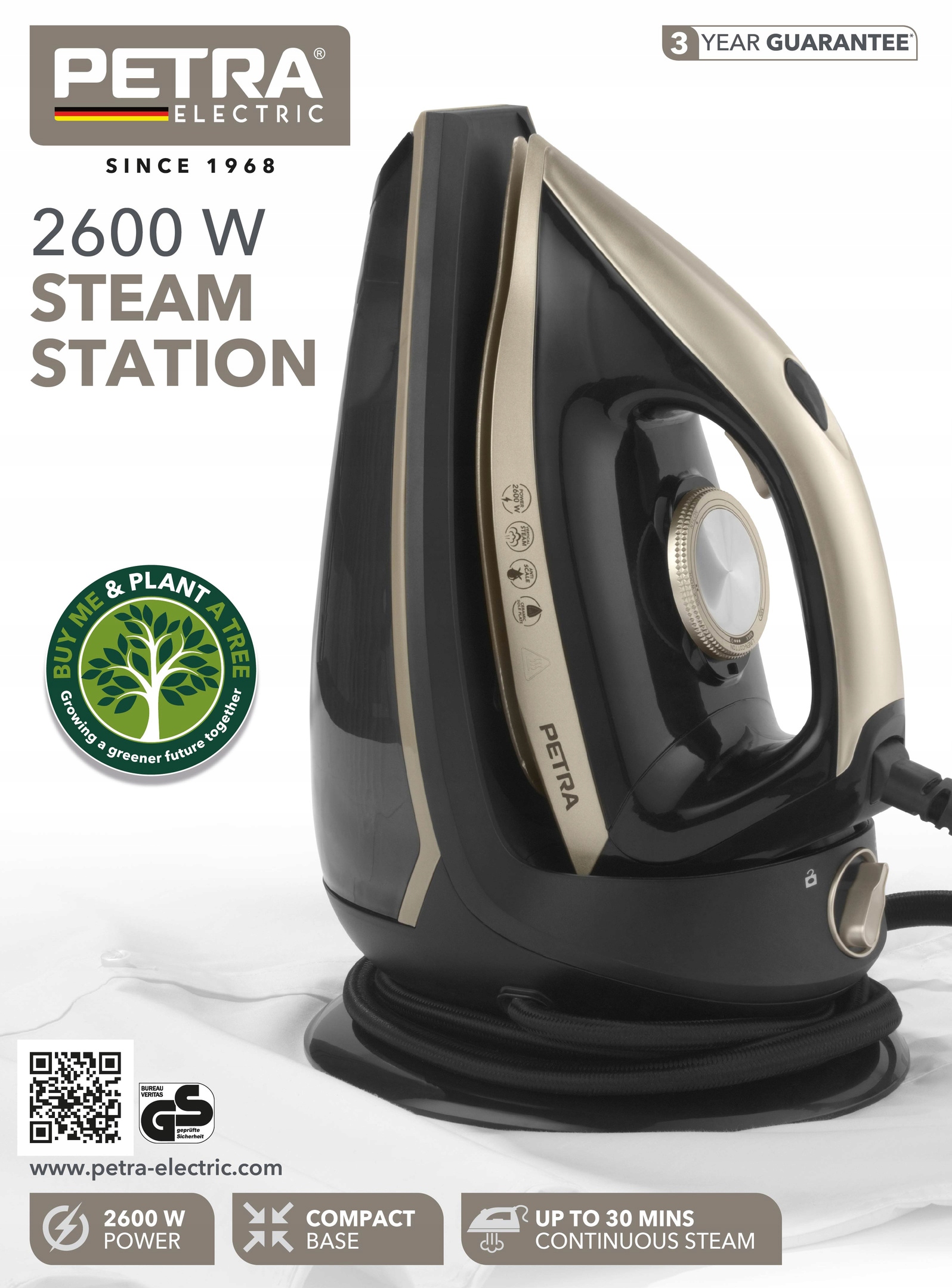 Stacja Parowa 2600W Petra 140g/min stopa ceramika