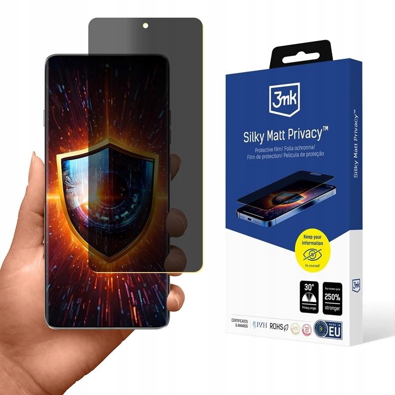 Folia Prywatyzująca 3mk na Ekran do Motorola Edge 60 Pro Ochronna, Matowa