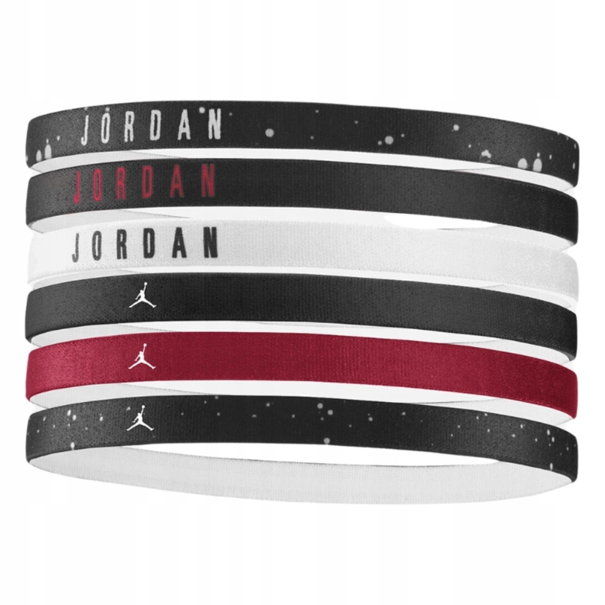 Opaski sportowe na głowę włosy Air Jordan Headbands 6 Sztuk J.100.7584.091 Stan opakowania oryginalne
