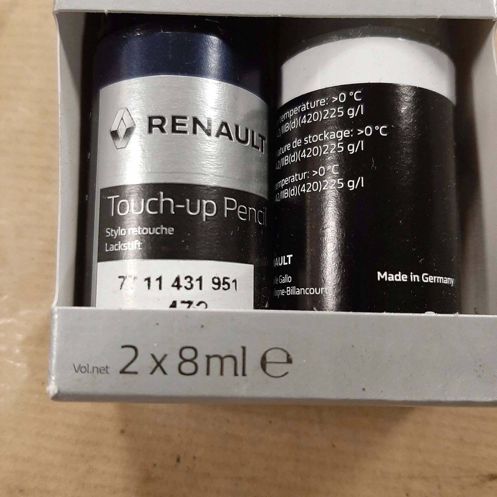 ZAPRAWKA LAKIERNICZA TE472 472 Oryginał RENAULT OE Producent Renault OE