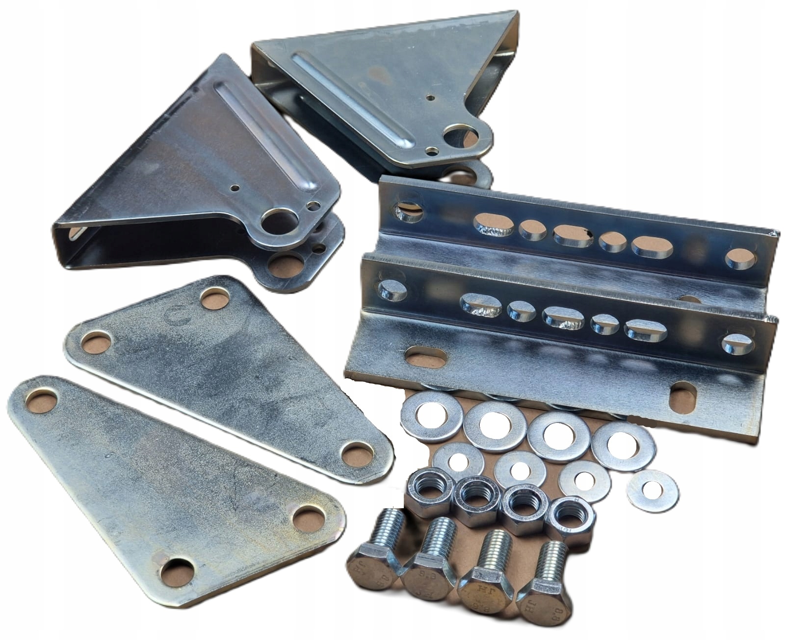 Komplet uchwytów montażowych, mocujących do napędu Somfy Sgs 201