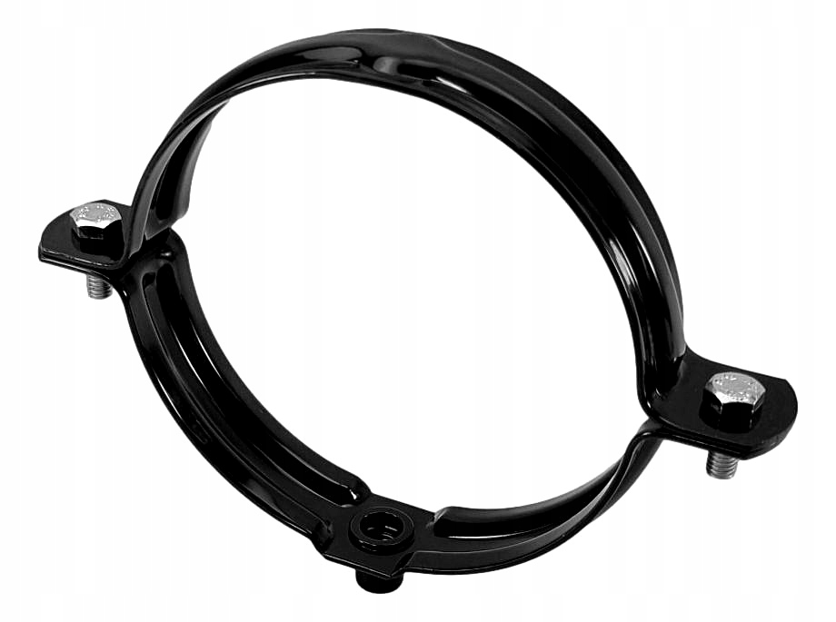 OBEJMA DO RUR SPUSTOWYCH METALOWA CZARNA fi 110