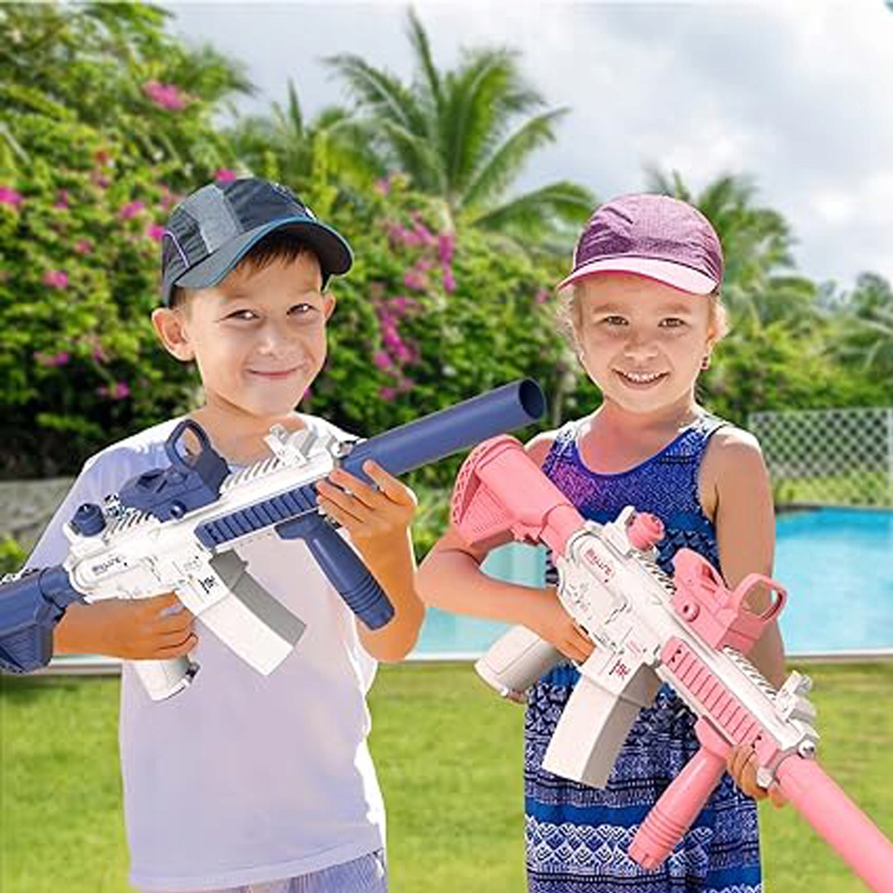 ELEKTRYCZNY ZABAWKA Z PISTOLETEM NA WODĘ LAZY ZASIĘG STRZELANIA WYNOSI 8M Płeć unisex