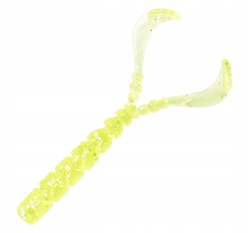 Mustad Aji Worm Chiki Chiki kolor Uv Clear Chatreuse (MAJI-CHK-1.7-5)