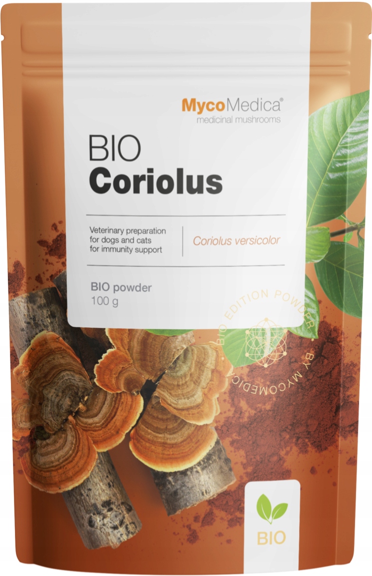 Levně MycoMedica Bio Coriolus na imunitu pro psa a kočku prášek 100 g