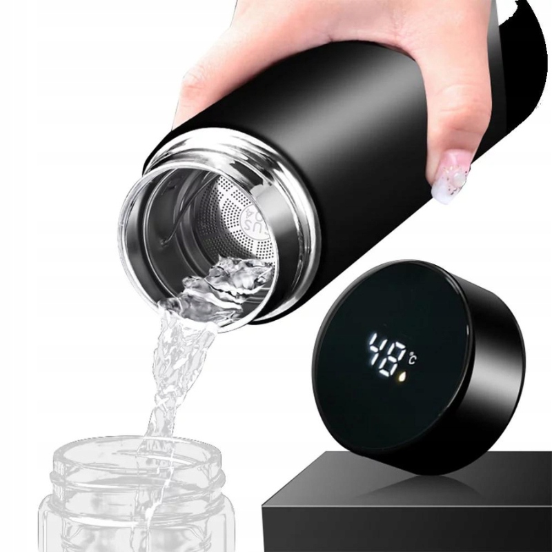 KUBEK TERMICZNY SMART TERMOS Z WYŚWIETLACZEM 500ML Stan opakowania oryginalne