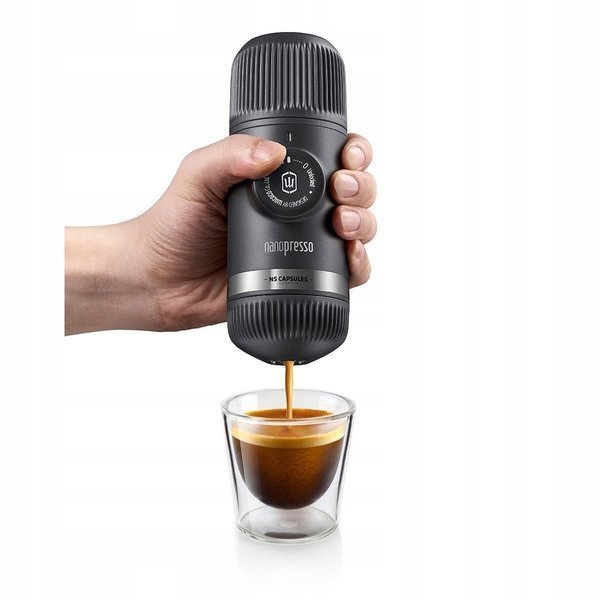 Wacaco Nanopresso Czarny + Adapter Szerokość 6,2cm