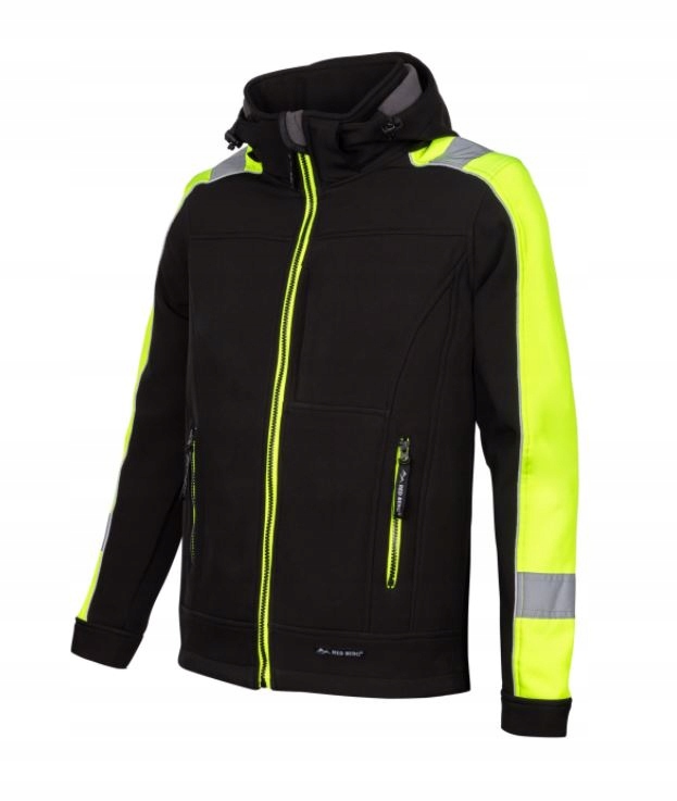Kurtka Softshellowa Odblaskowa V-STORM REDBERG r.L