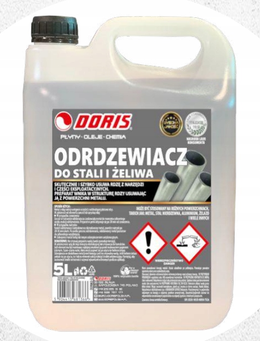 Doris Odrdzewiacz do stali i żeliwa 5L